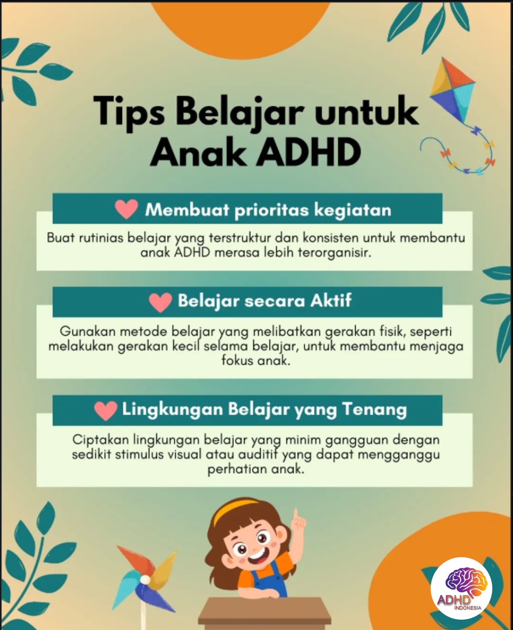 Strategi Belajar yang Cocok untuk Anak ADHD di Kota Pekalongan